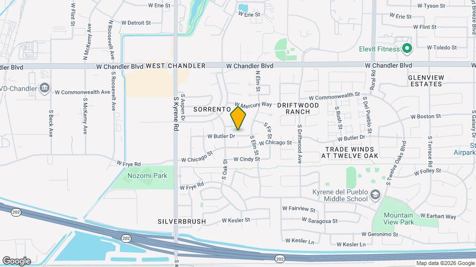 5622 W Butler Dr Map and Location Details