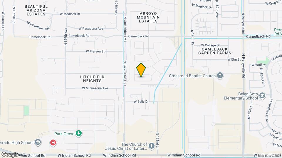 19410 W Hazelwood St Map and Location Details