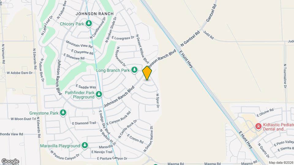 1158 E Blackfoot Daisy Dr Map and Location Details