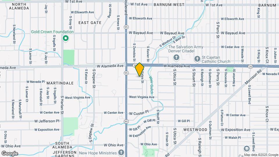 5023 W Dakota Ave Map and Location Details
