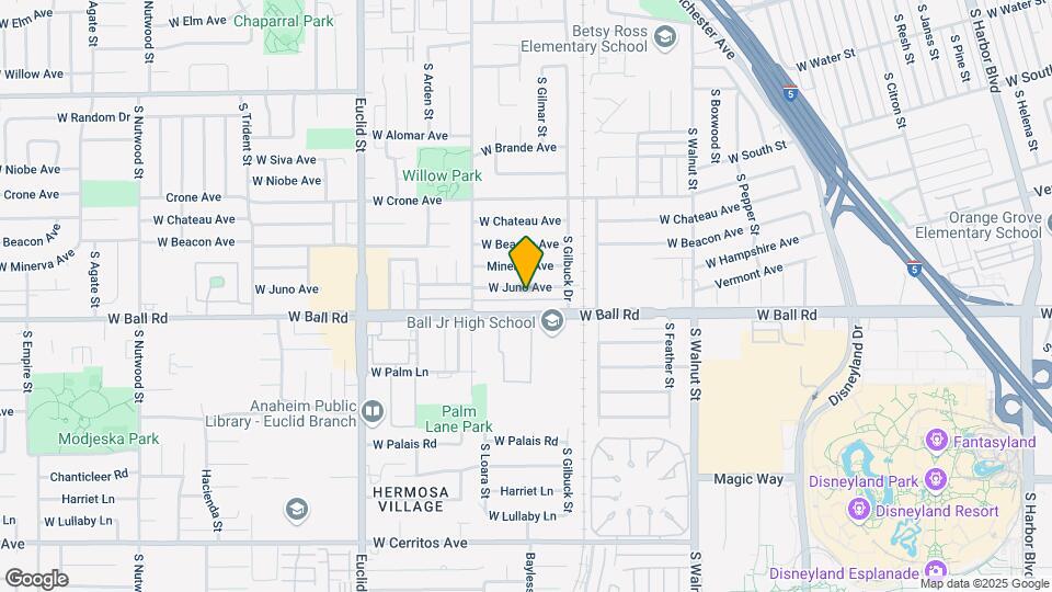 1550 W Juno Ave-Unit -C Mapa y Detalles de la Ubicación