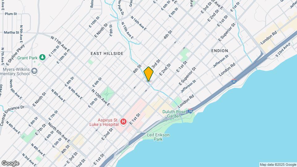 1301 E 2nd St, Unit 1 Map and Location Details