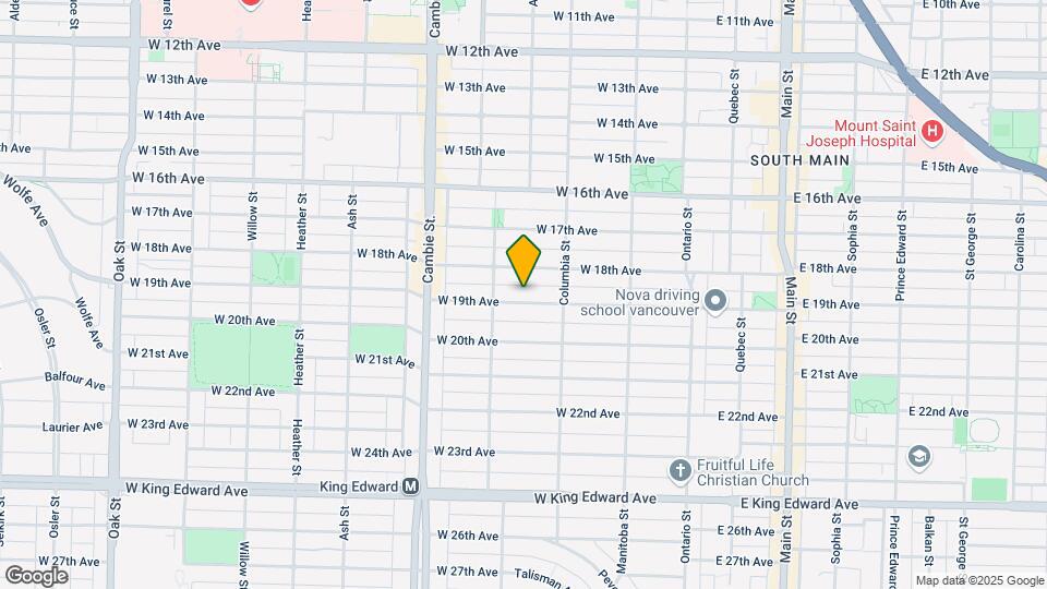 315 W 19th Ave Map and Location Details