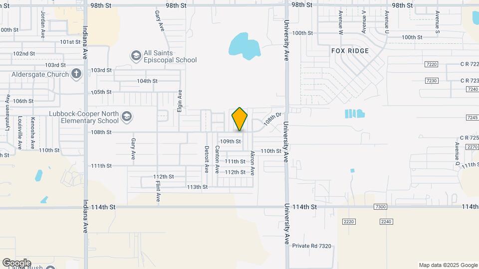 2703 108th St Map and Location Details