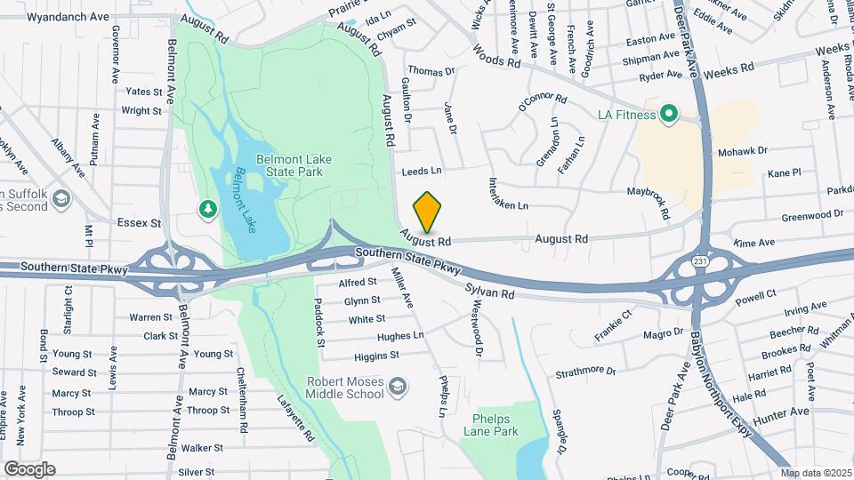 1587 August Rd Map and Location Details