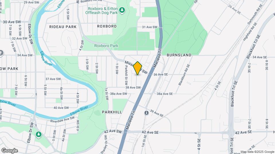 3804 Parkhill Pl SW Map and Location Details