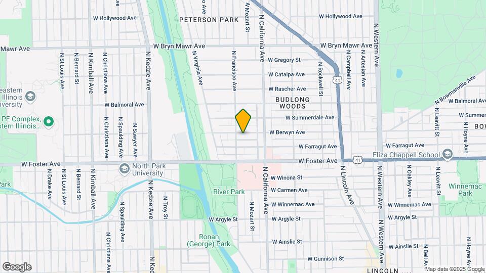 2847 W Berwyn Ave, Unit 1 Map and Location Details