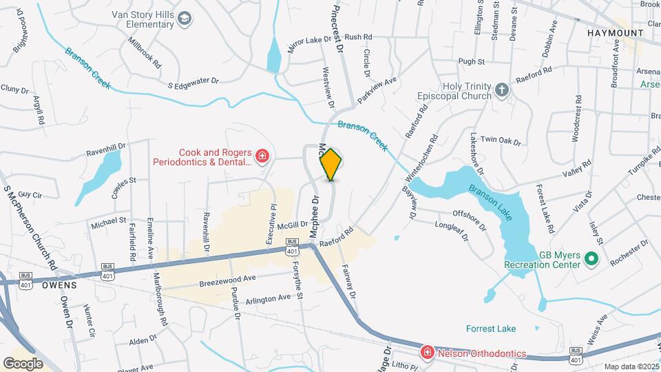 458 McBain Dr Map and Location Details