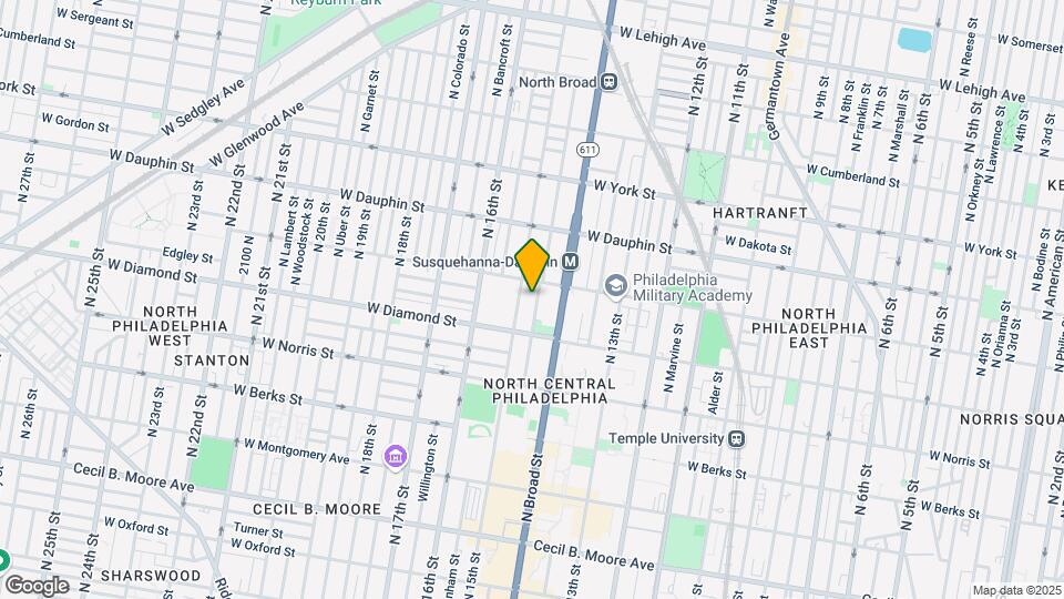 2146 N Carlisle St Map and Location Details