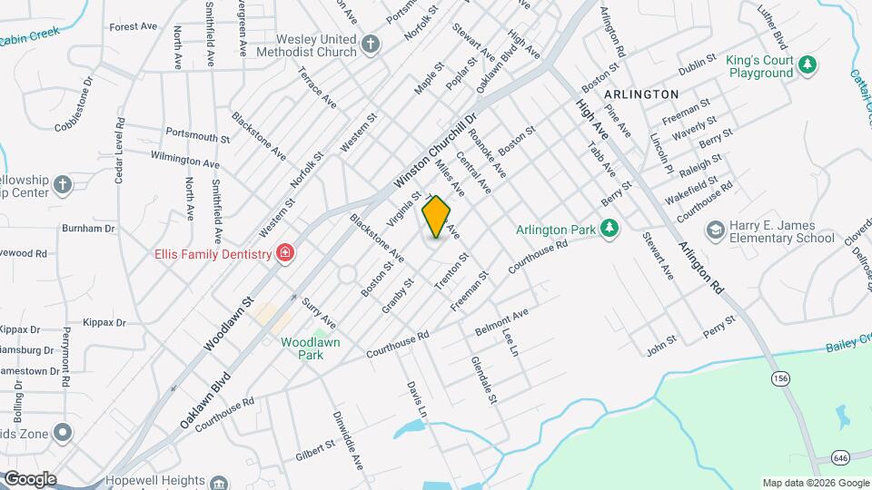 3105 Granby St Mapa y Detalles de la Ubicación