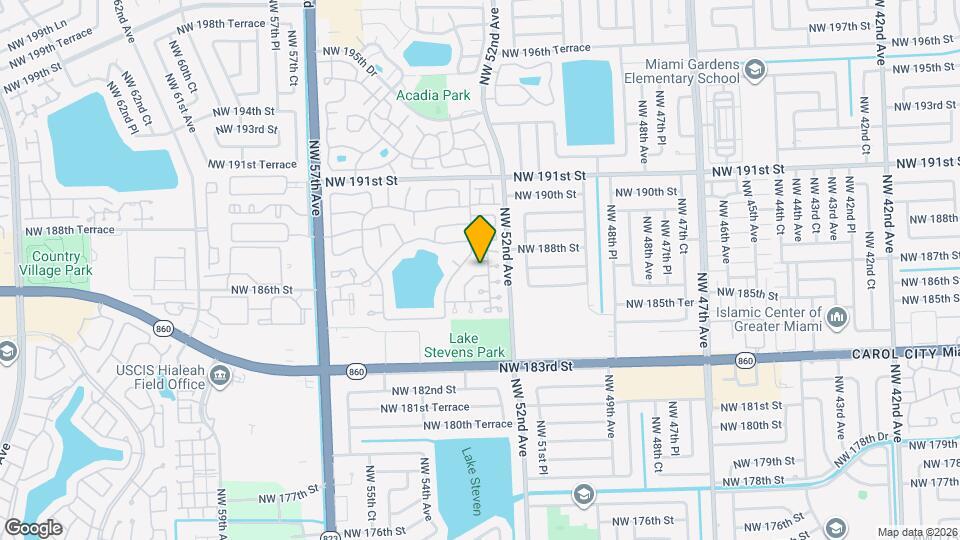 5267 NW 186th Ln Map and Location Details