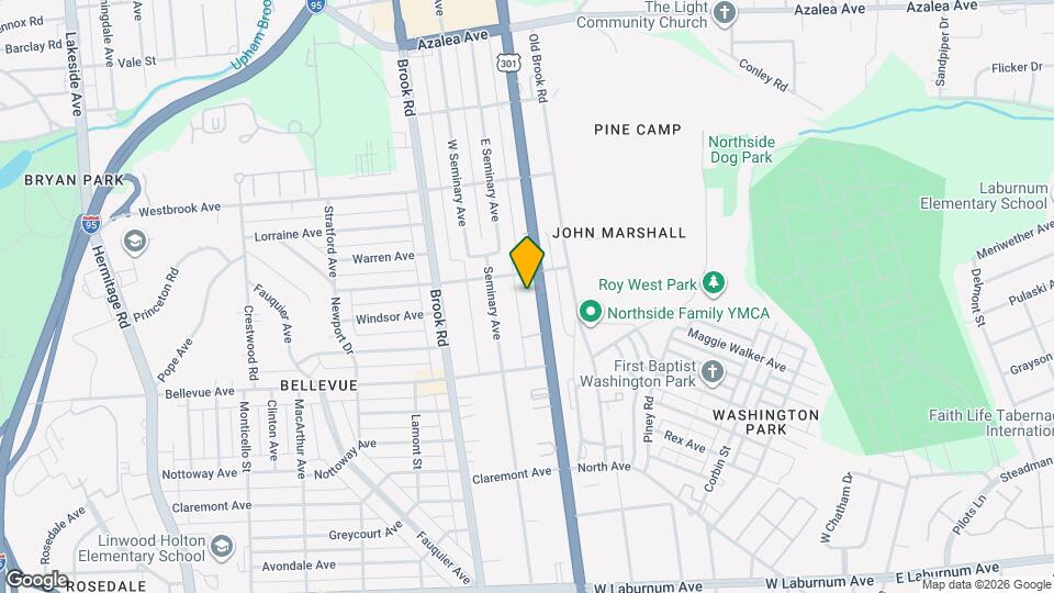 4224 Chamberlayne Ave, Unit B-1st floor Mapa y Detalles de la Ubicación