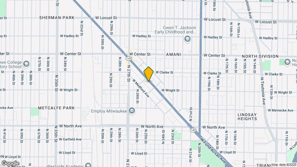 2475 W Fond Du Lac Ave Map and Location Details