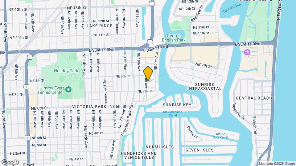 726 NE 19th Ave Map and Location Details