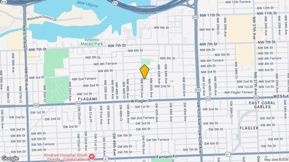 201 NW 47th Ave Map and Location Details
