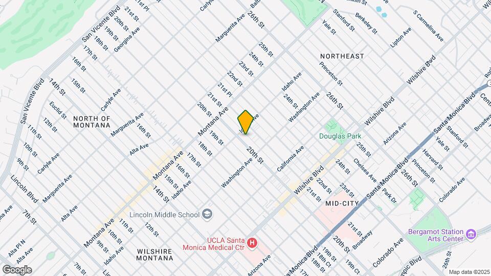 919 20th St Map and Location Details