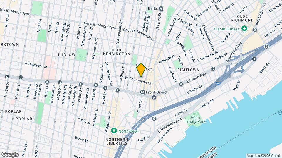 1306 Hope St Map and Location Details