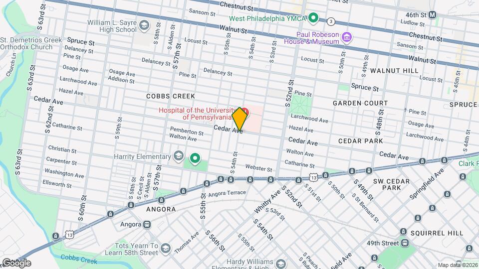 5356 Cedar Ave Mapa y Detalles de la Ubicación
