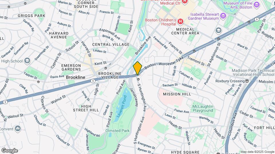 10 S Huntington Ave, Unit 3 Map and Location Details