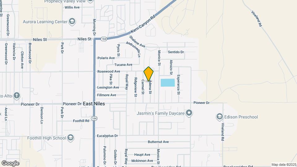 1408 Adena St Map and Location Details