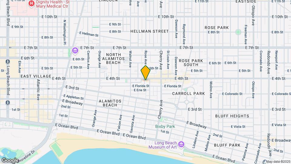 1738 E 4th St Map and Location Details