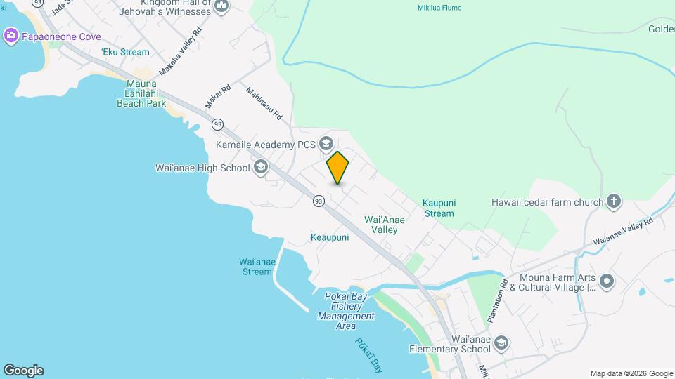 85-124-124 Ala Walua St Map and Location Details