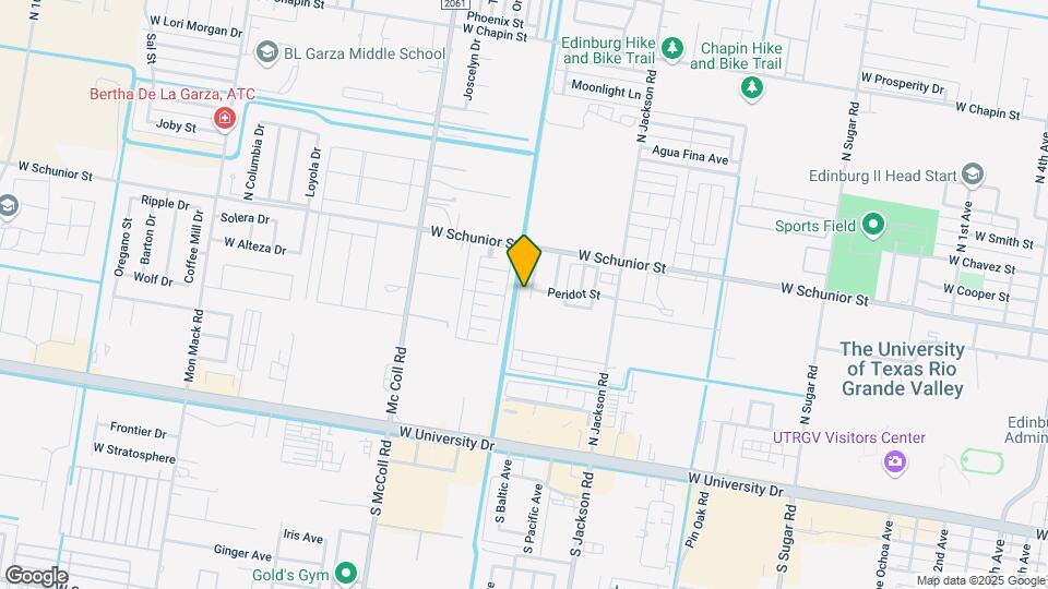 605 Jasper St Map and Location Details