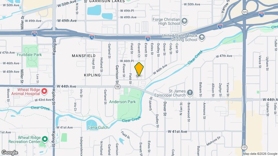 4500 Everett Ct Mapa y Detalles de la Ubicación