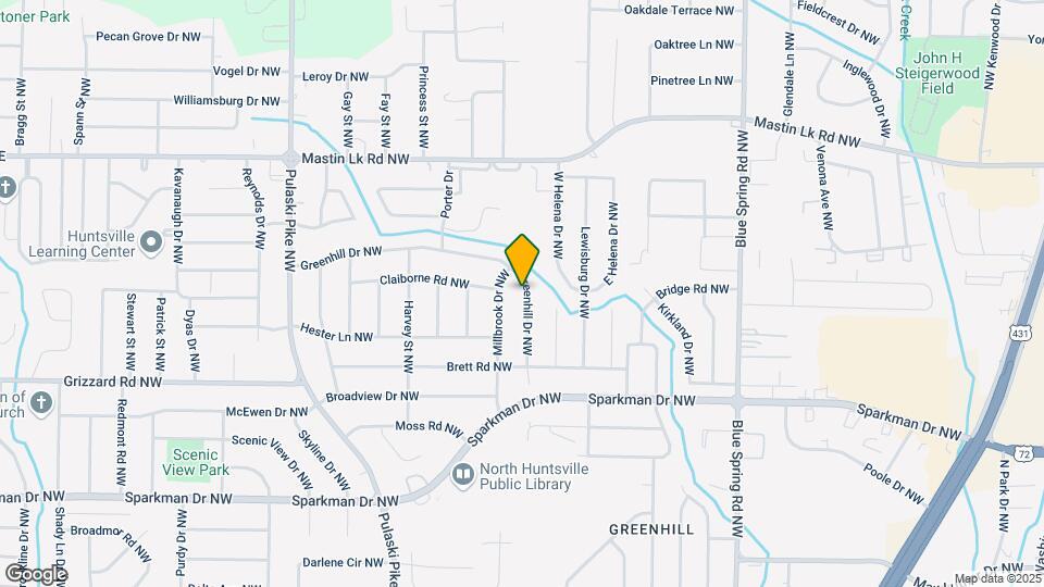 3019 Greenhill Dr NW Map and Location Details