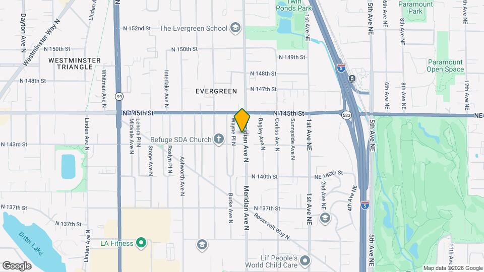 14311 Meridian Ave N Map and Location Details