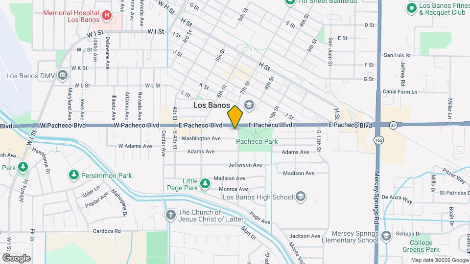 1315 S 7th St Map and Location Details