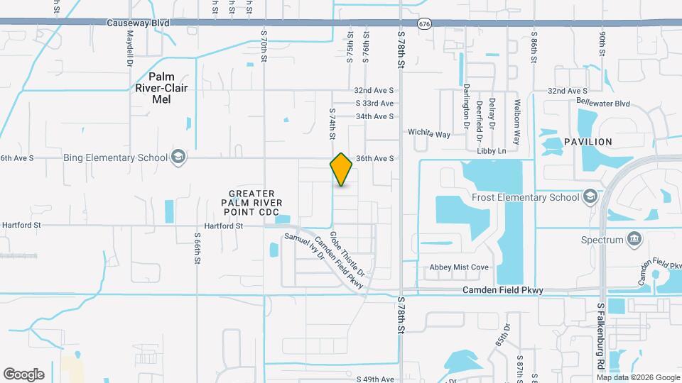 7406 Rosy Periwinkle Ct Map and Location Details