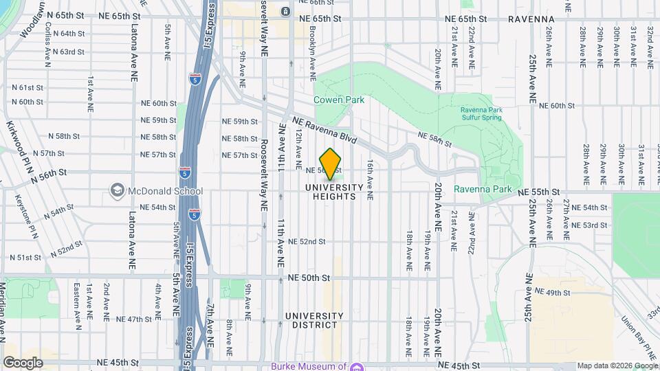 5507 University Wy NE Mapa y Detalles de la Ubicación