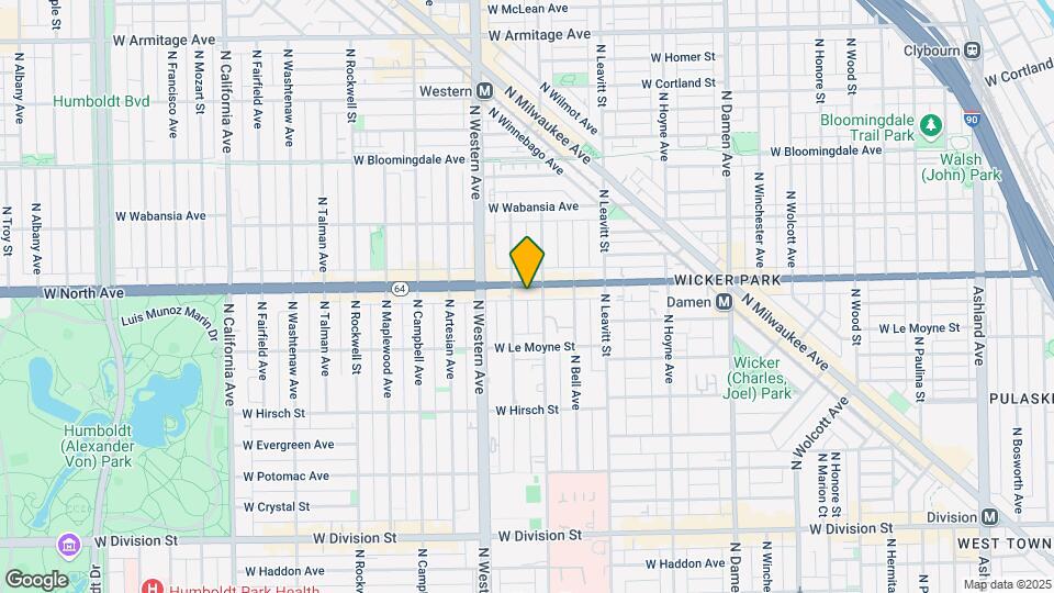 2313-2317 W North Ave Map and Location Details