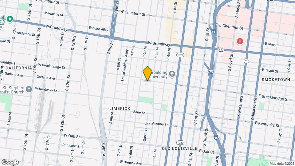 516 W Breckinridge St Map and Location Details