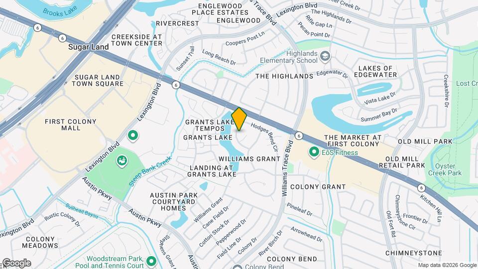 2434 Hodges Bend Cir Map and Location Details