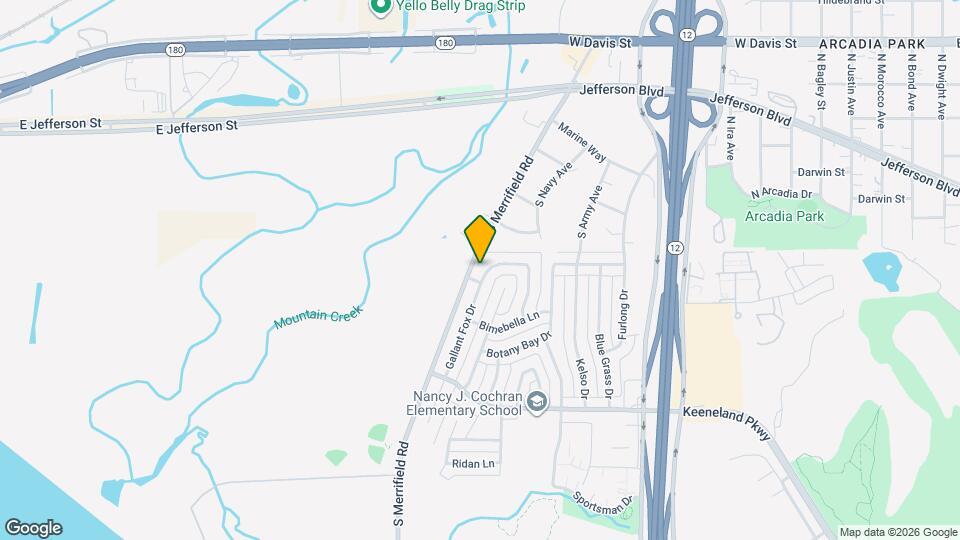 641 Gallant Fox Dr Map and Location Details