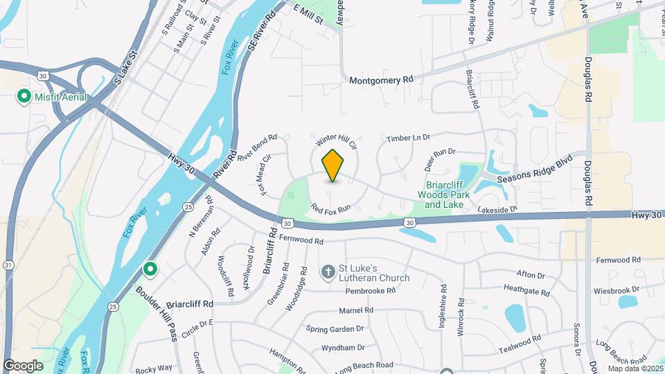 1870 Ridgemont Ct Mapa y Detalles de la Ubicación