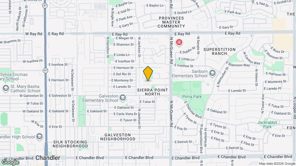 858 E Monterey St Map and Location Details