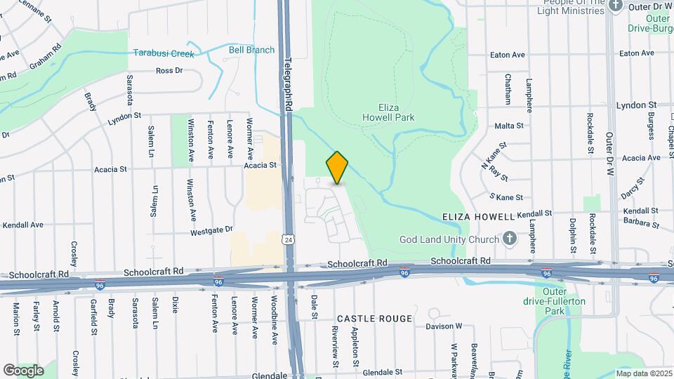 14240 Riverview St Map and Location Details
