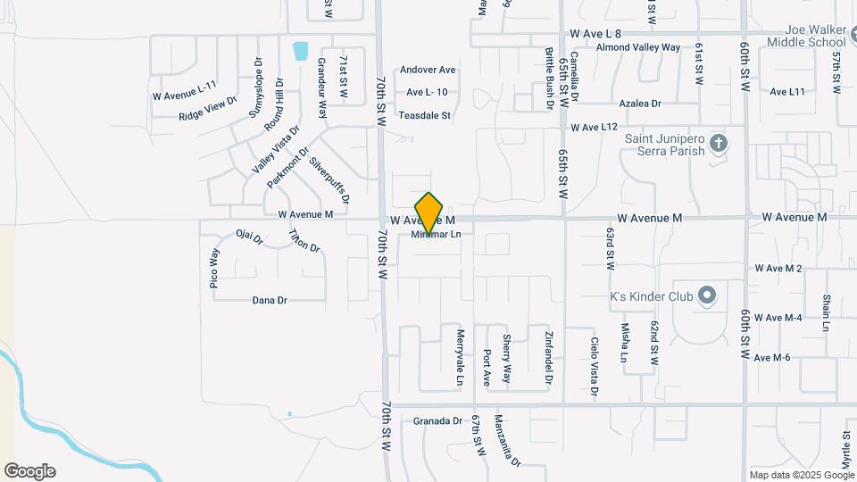 6814 Miramar Ln Map and Location Details