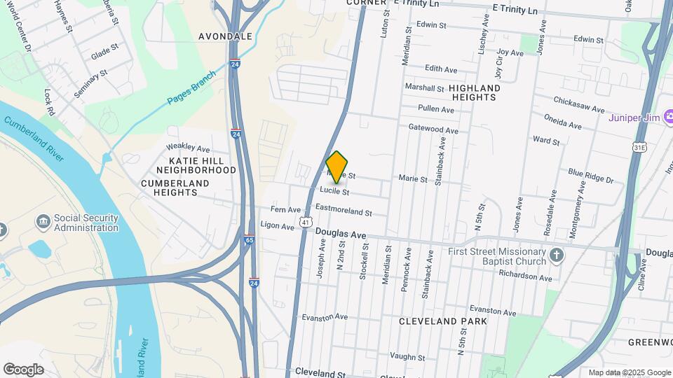 111 Lucile St Mapa y Detalles de la Ubicación