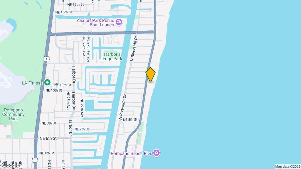 730 N Ocean Blvd Map and Location Details
