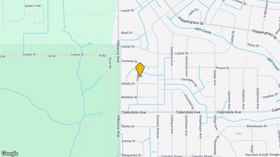 2415 Clover Ave Map and Location Details