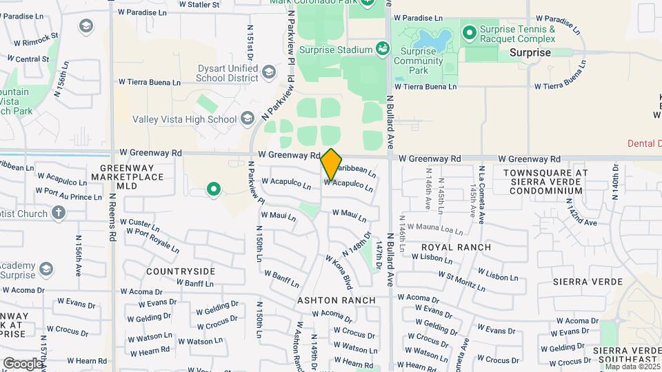 14879 W Acapulco Ln Mapa y Detalles de la Ubicación