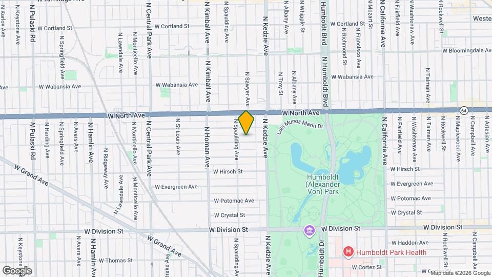 3242 W Le Moyne St Map and Location Details