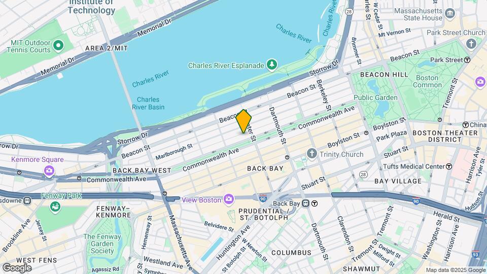 207 Commonwealth Ave, Unit 4 Map and Location Details