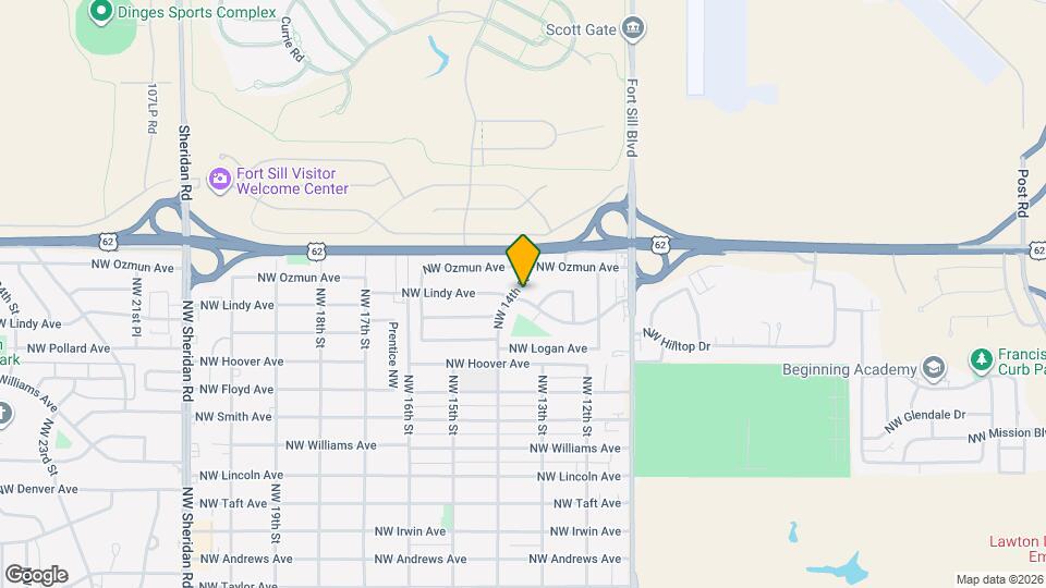 1319 NW Carroll Dr Map and Location Details