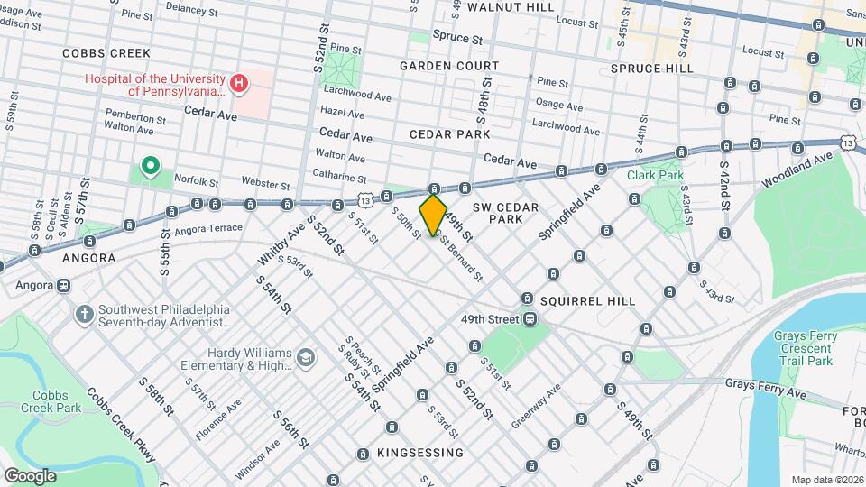 919 S 50th St Map and Location Details