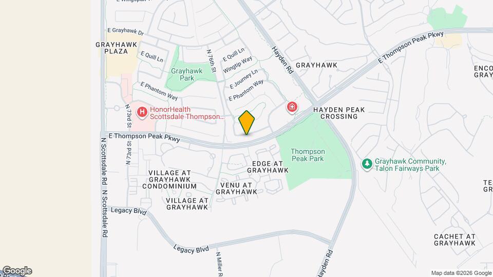 7743 E Nestling Way Mapa y Detalles de la Ubicación